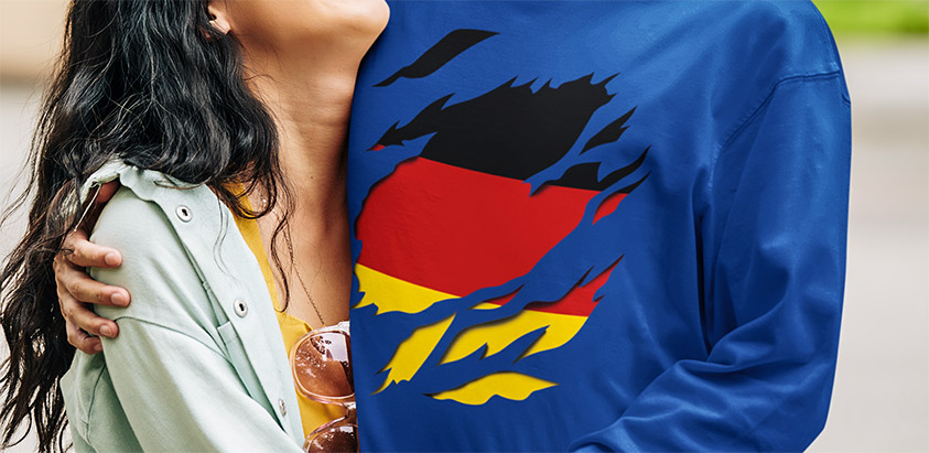 amazon kaufen Deutschland Fahne flagge langarmshirt