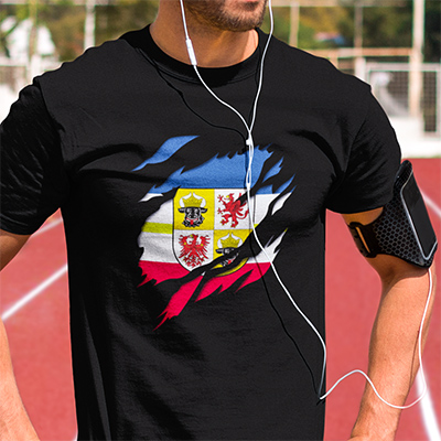 amazon kaufen Land Mecklenburg Vorpommern Deutsche Fahne flagge und Wappen T shirt