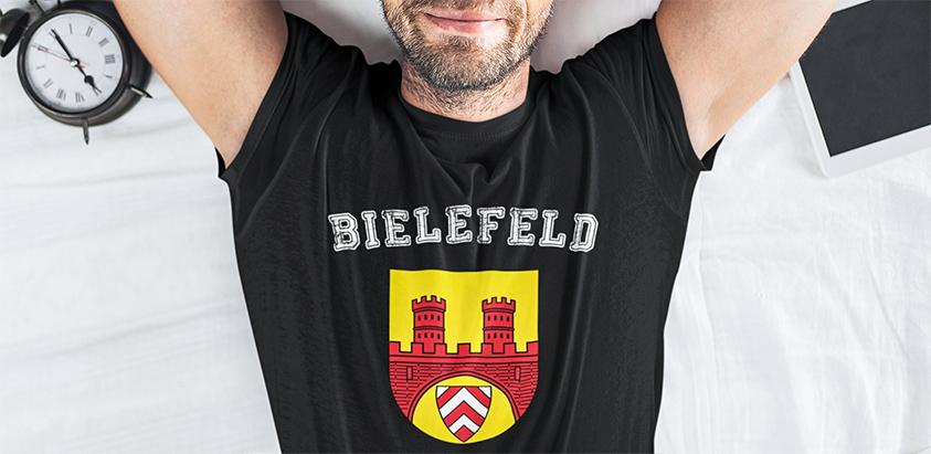 amazon kaufen Stadt Bielefeld Fahne flagge und Wappen t shirt