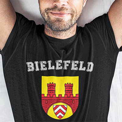 amazon bestellen Stadt Bielefeld Fahne flagge und Wappen t shirt