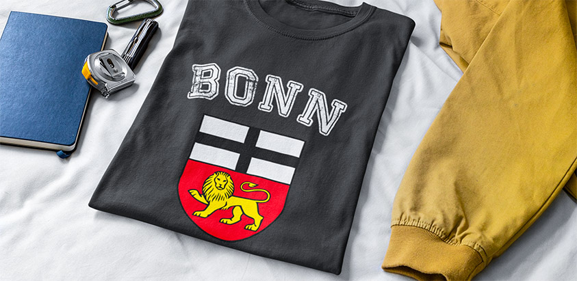 amazon kaufen Stadt Bonn Fahne flagge und Wappen t shirt