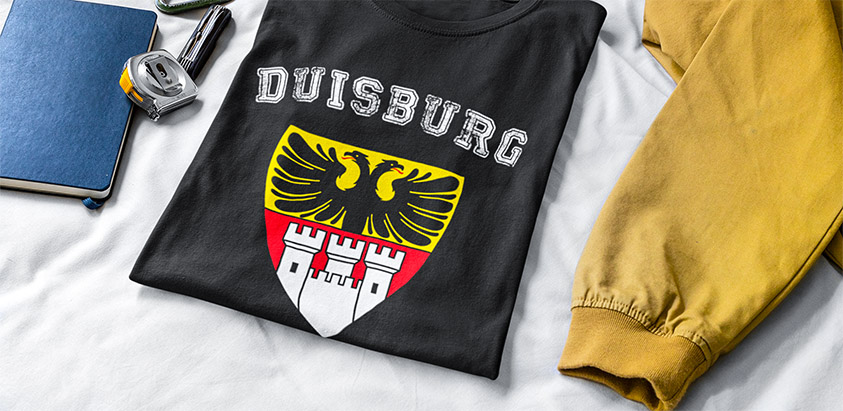 amazon kaufen Stadt Duisburg Fahne flagge und Wappen t shirt