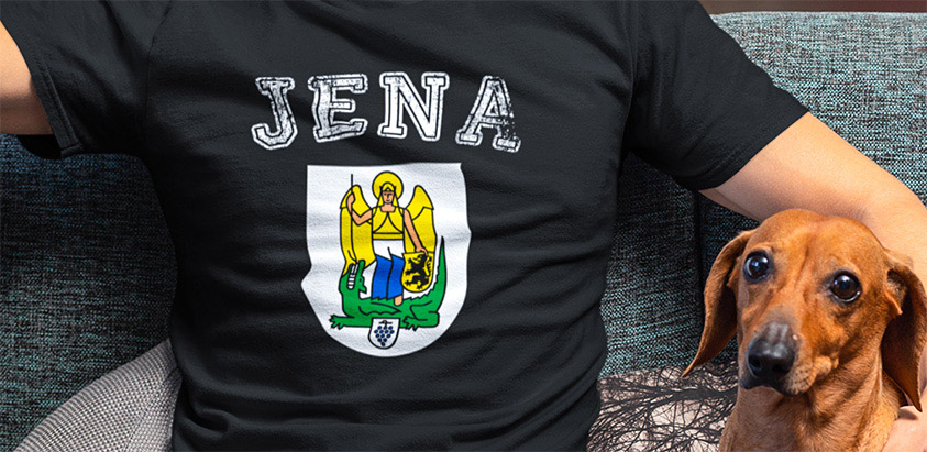 amazon bestellen Stadt Jena Fahne flagge und Wappen t shirt