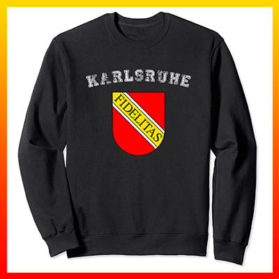 amazon kaufen Stadt Karlsruhe Fahne flagge und Wappen sweatshirt pullover
