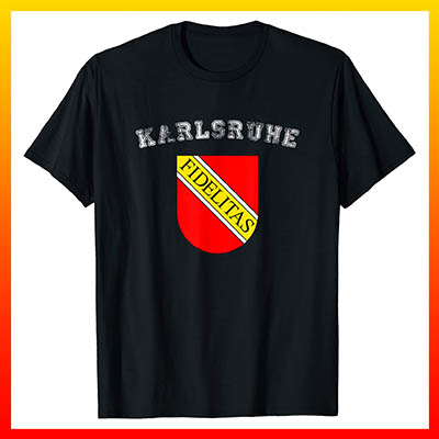 amazon kaufen Stadt Karlsruhe Fahne flagge und Wappen t shirt