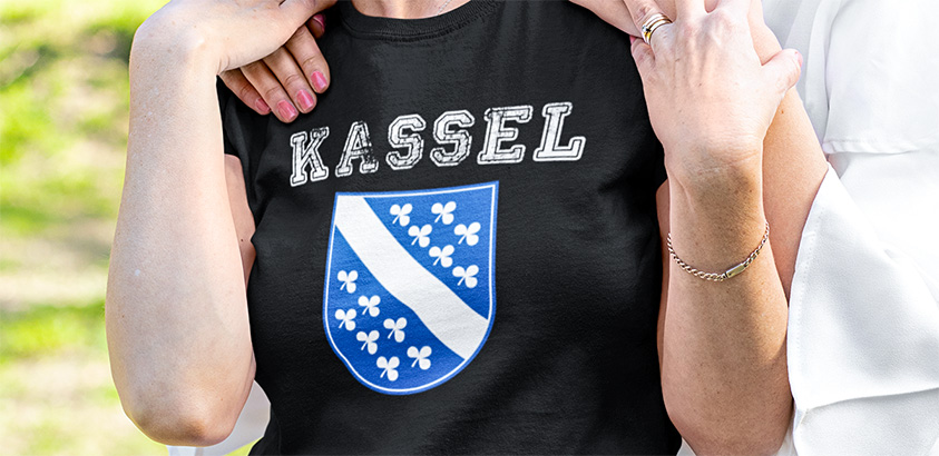 amazon kaufen Stadt Kassel Fahne flagge und Wappen t shirt 