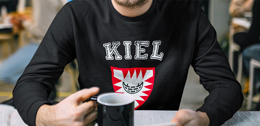 online bestellen Stadt Kiel Fahne flagge und Wappen sweatshirt pullover