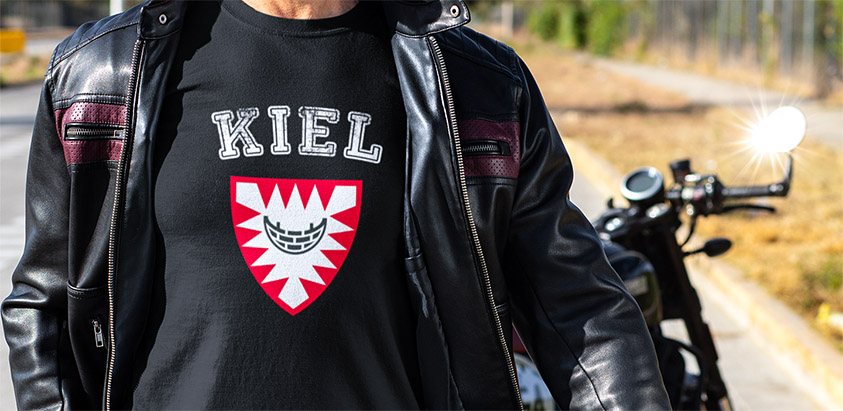 amazon kaufen Stadt Kiel Fahne flagge und Wappen t shirt