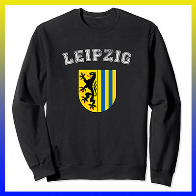 amazon kaufen Stadt Leipzig Fahne flagge und Wappen sweatshirt pullover