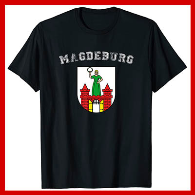 amazon kaufen Stadt Magdeburg Fahne flagge und Wappen t shirt