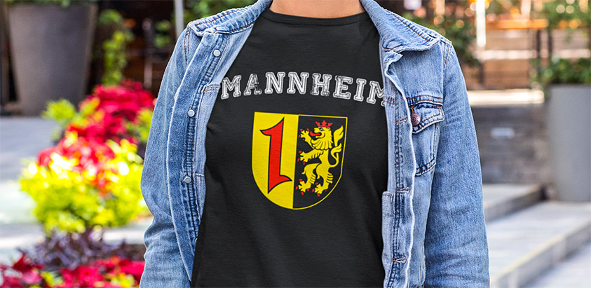 online bestellen Stadt Mannheim Fahne flagge und Wappen sweatshirt pullover