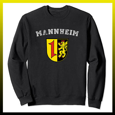amazon kaufen Stadt Mannheim Fahne flagge und Wappen sweatshirt pullover