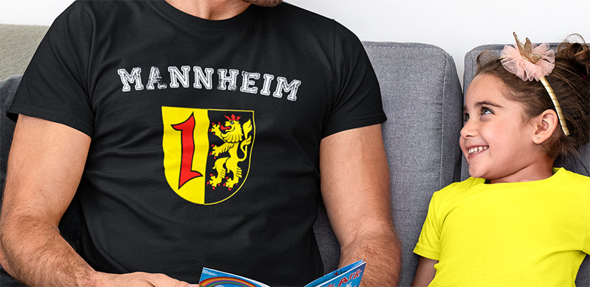 amazon kaufen Stadt Mannheim Fahne flagge und Wappen t shirt 