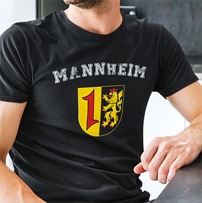 amazon kaufen Stadt Mannheim Fahne flagge und Wappen t shirt