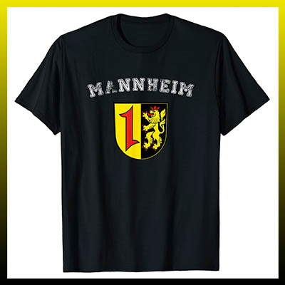 amazon kaufen Stadt Mannheim Fahne flagge und Wappen t shirt