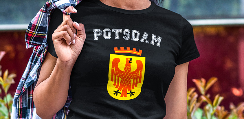 amazon kaufen Stadt Potsdam Fahne flagge und Wappen t shirt 