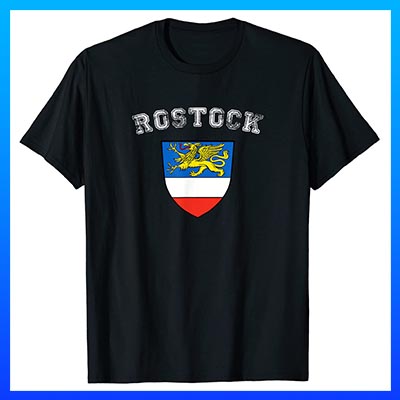 amazon kaufen Stadt Rostock Fahne flagge und Wappen t shirt