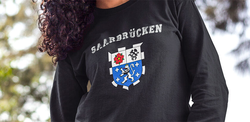 amazon kaufen Stadt Saarbrücken Fahne flagge und Wappen sweatshirt pullover
