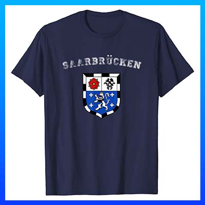 amazon kaufen Stadt Saarbrücken Fahne flagge und Wappen t shirt
