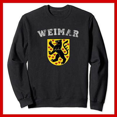 amazon kaufen Stadt Weimar Fahne flagge und Wappen sweatshirt pullover