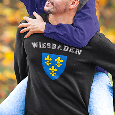 amazon kaufen Stadt Wiesbaden Fahne flagge und Wappen sweatshirt pullover