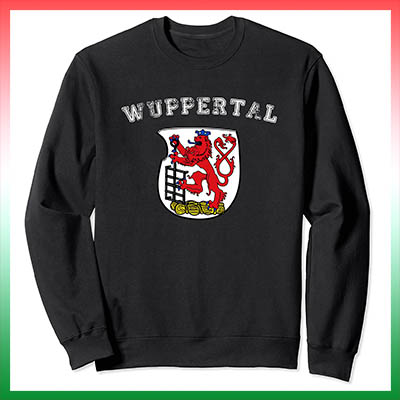 amazon kaufen Stadt Wuppertal Fahne flagge und Wappen sweatshirt pullover