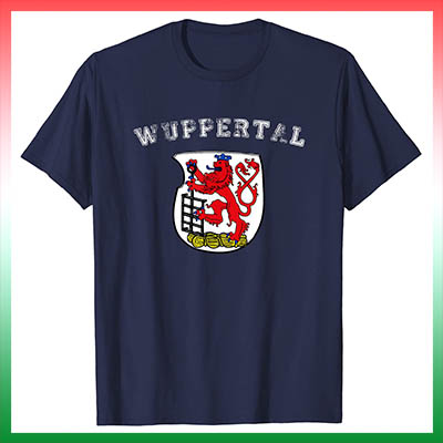 amazon kaufen Stadt Wuppertal Fahne flagge und Wappen t shirt