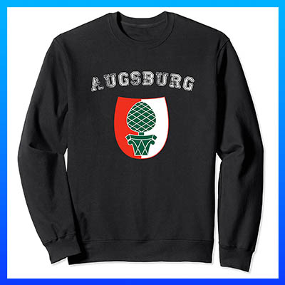 amazon kaufen Stadt augsburg Fahne flagge und Wappen sweatshirt pullover