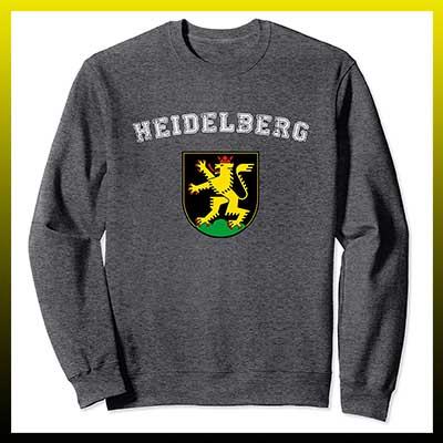 amazon kaufen Stadt heidelberg Fahne flagge und Wappen sweatshirt pullover