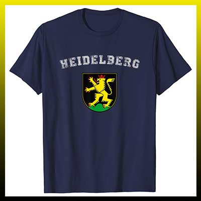 amazon kaufen Stadt heidelberg Fahne flagge und Wappen t shirt
