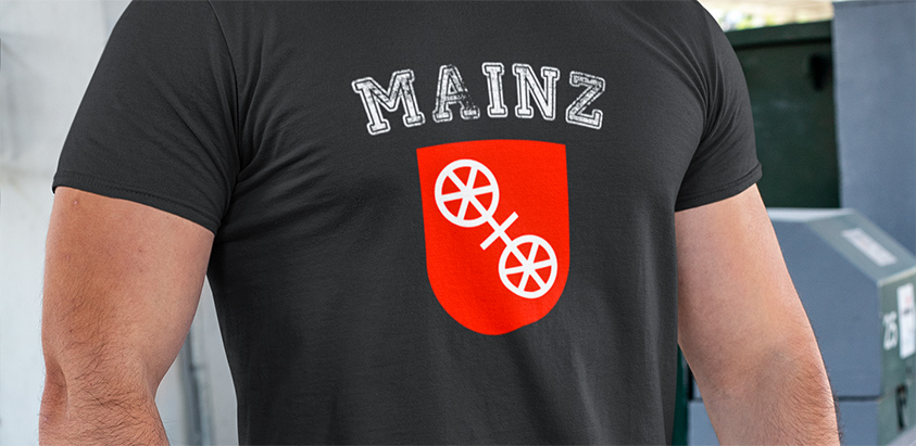 amazon bestellen Stadt mainz Fahne flagge und Wappen t shirt