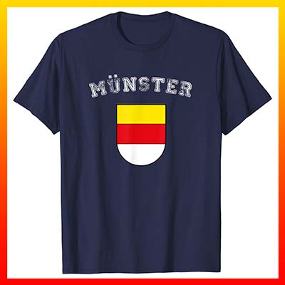 amazon bestellen Stadt münster Fahne flagge und Wappen t shirt