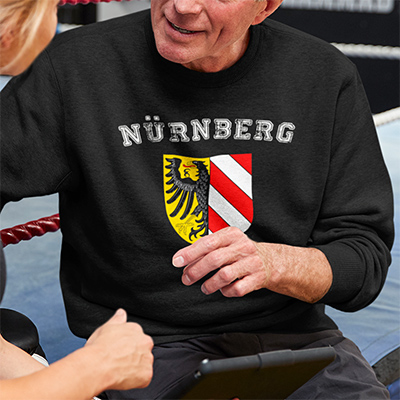 amazon kaufen Stadt nuernberg nürnberg Fahne flagge und Wappen sweatshirt pullover