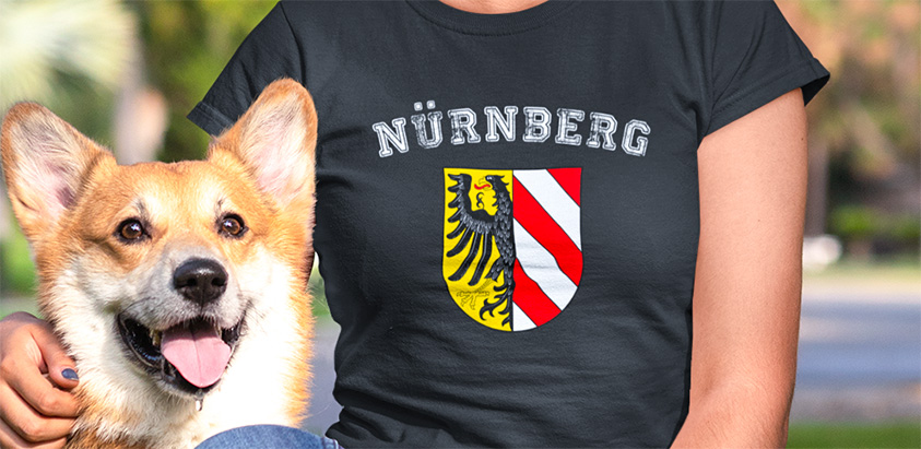 amazon kaufen Stadt nuernberg nürnberg Fahne flagge und Wappen t shirt