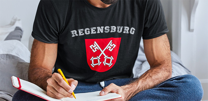 amazon kaufen Stadt regensburg Fahne flagge und Wappen t shirt 